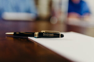 Benchmark Wealth Management Pen and Paper